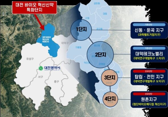522억 들여 年 712명 키워낸다…대전, 바이오 인력난 해소 앞장